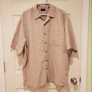 Men's Plaid Button Down Shirt